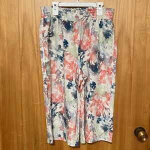 Athleta Pastel Floral Pants